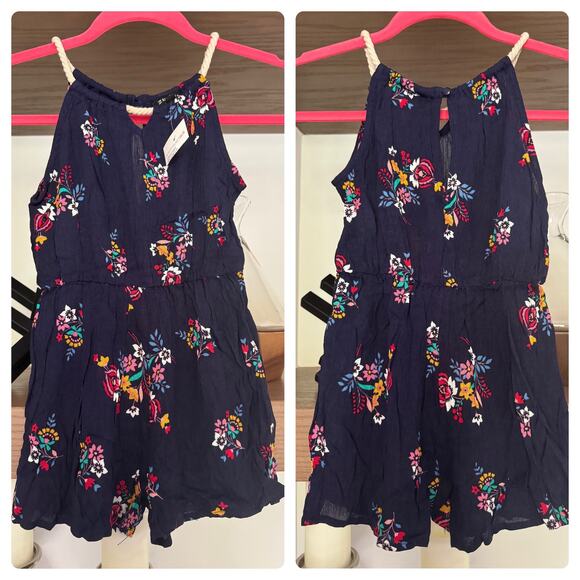Zunie Floral Romper - Picture 1 of 7